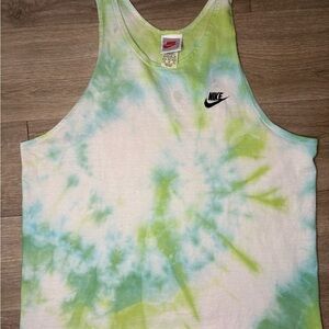 Nike vintage Tie-Dye Tank Top med made in USA